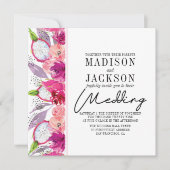 ピタヤ結婚式招待状 招待状 (正面)