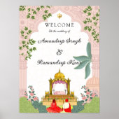 ピチャワイ結婚シーク氏の歓迎サイン ポスター (正面)