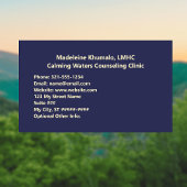 ピチョセラピスト又はカウンセラー心理学者の山 名刺