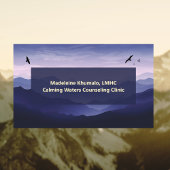 ピチョセラピスト又はカウンセラー心理学者の山 名刺