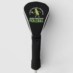 ピッおもしろいク愛好家ディルPickleballプレーヤー ゴルフヘッドカバー