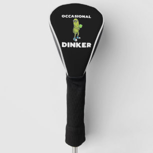 ピッおもしろいク愛好家ディルPickleballプレーヤー ゴルフヘッドカバー