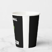 ピッおもしろいク愛好家ディルPickleballプレーヤー 紙コップ (左)