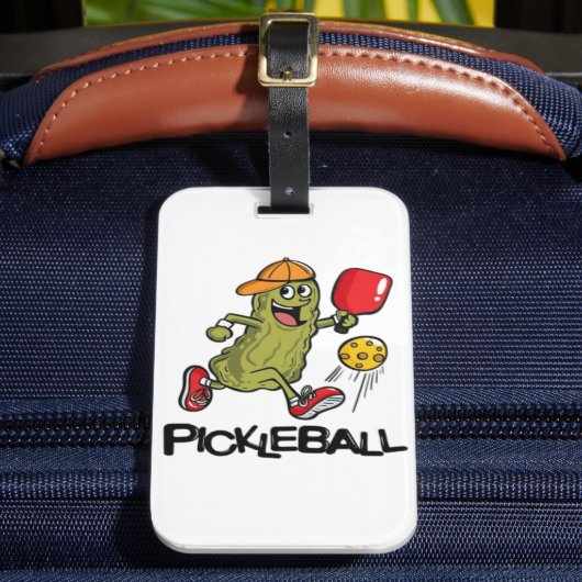 ピッおもしろいク遊ルのボール ラゲッジタグ (正面インサイチュ2)