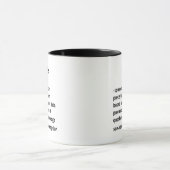 ピッおもしろいトボス定義ギフト男性へ女性 マグカップ (中央)