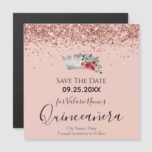 ピッかわいらしクグリッターキンセアニェラ日付を保存マグン (正面/裏面)