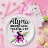 ピッかわいらしク生まれして体操選手を倒す ペーパープレート (パーティー)