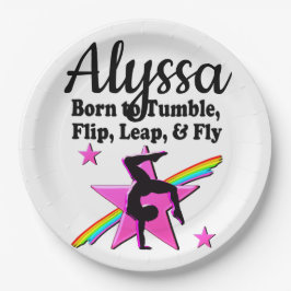 ピッかわいらしク生まれして体操選手を倒す ペーパープレート