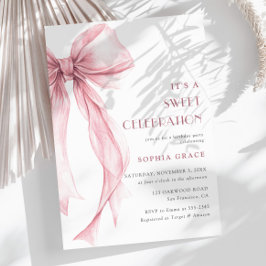 ピッすごいクエレガントコケットボーガール誕生日 招待状