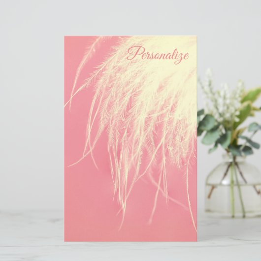 ピッエレガントクとクリームを付けエレガントる 便箋 (スタンド正面)