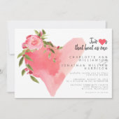 ピッエレガントクハートを1枚の写真としてバレンタインデー 招待状 (正面)