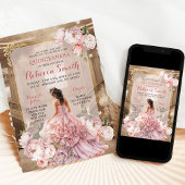 ピッエレガントクフローラ王室のグランドパレスキンセアニラ 招待状