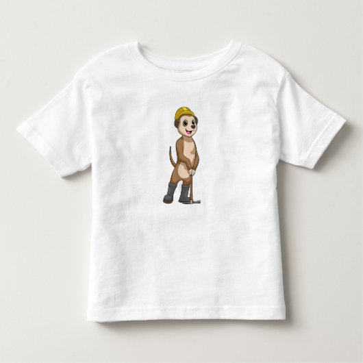 ピッカクスでマイナーとしてのメルカト トドラーTシャツ (正面)
