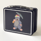 ピッカクス付きモグラ メタルランチボックス (裏面)