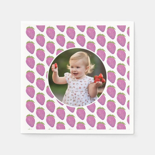 ピッカスタムクベリーの誕生日パーティー スタンダードカクテルナプキン (正面)