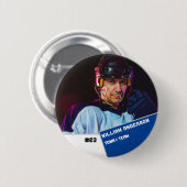 ピッカスタムトスポーツボタン 缶バッジ (正面&裏面)