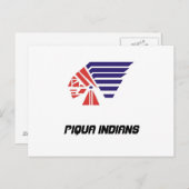 ピッカユースサッカーインディアンスピリット衣服 ポストカード (正面/裏面)