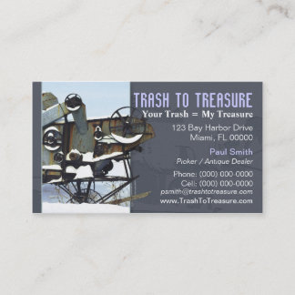 ピッカーまたは骨董屋の名刺 名刺