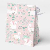 ピッガーリークエレガントフォト美しい白鳥パーティーファボ フェイバーボックス (裏面サイド)