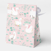 ピッガーリークエレガントフォト美しい白鳥パーティー フェイバーボックス (裏面サイド)