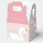 ピッガーリークエレガントフォト美しい白鳥パーティー フェイバーボックス (オープン)