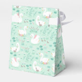 ピッガーリークエレガントフォト美しい白鳥パーティー フェイバーボックス (裏面サイド)