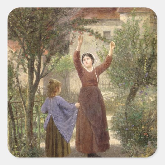 ピッキングさくらんぼ スクエアシール (正面)