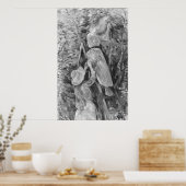 ピッキングさくらんぼ, 1891 ポスター (キッチン)