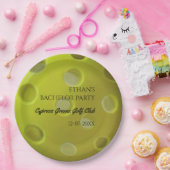 ピッキーボール誕生日パーティーバチュラーパーティスポーツ ペーパープレート (パーティー)