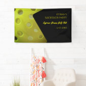 ピッキーボール誕生日パーティーバチュラーパーティスポーツ 横断幕 (インサイチュ)