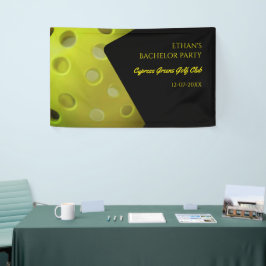 ピッキーボール誕生日パーティーバチュラーパーティスポーツ 横断幕