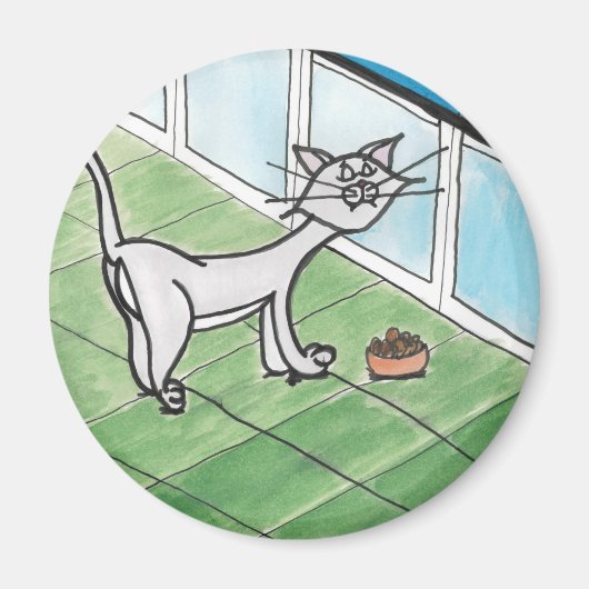 ピッキー子猫磁石 マグネット (正面)