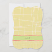 ピックアップスティック招待状 招待状 (裏面)