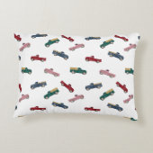 ピックアップトラックかわいい車の輸送 アクセントクッション (裏面)