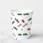 ピックアップトラックかわいい車の輸送 紙コップ (右)