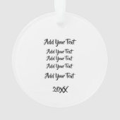 ピックアップトラックオーナメント オーナメント (裏面)