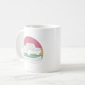 ピックアップトラックスクエア体トラックスクエアボディ コーヒーマグカップ (正面左)