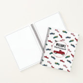 ピックアップトラック少年 アートワーク アーティスト ノートブック (内部)