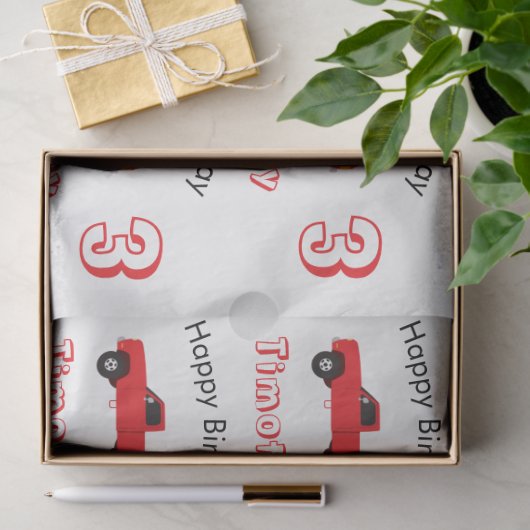 ピックアップトラック輸送トラック名と年齢 薄葉紙 (ギフト)