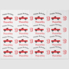 ピックアップトラック輸送トラック名と年齢 薄葉紙