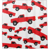 ピックアップトラック輸送トラック シャワーカーテン (正面)