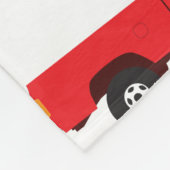 ピックアップトラック輸送トラック フリースブランケット (角)