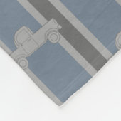 ピックアップトラック フリースブランケット (角)