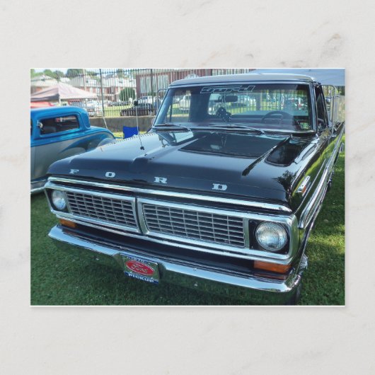 ピックアップトラック ポストカード (正面)