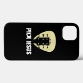 ピックイエズス宗教的ミュージシャンギフトアイディアギター Case-Mate iPhoneケース (裏面 (横))