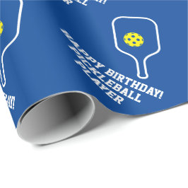 ピックカスタムルボールテニスプレーヤー包装紙 ラッピングペーパー