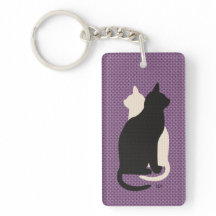 ピックカラー白黒キャットデュオ陰陽スタイル