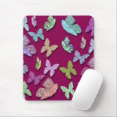 ピックカラー蝶シュレアル&フラタリング マウスパッド (マウス)
