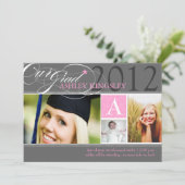 ピックスデザインズのオリジナルカラー、２０１Ｘ年卒業生発表 招待状 (スタンド正面)