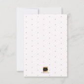 ピックスデザインズのコンフェッティベビーシャワー 招待状 (裏面)